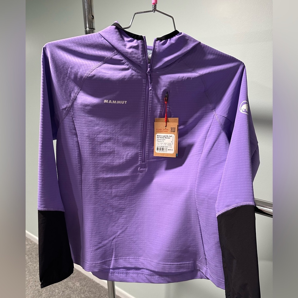 Mammut Madris Light ML Half Zip Hoody Women size small